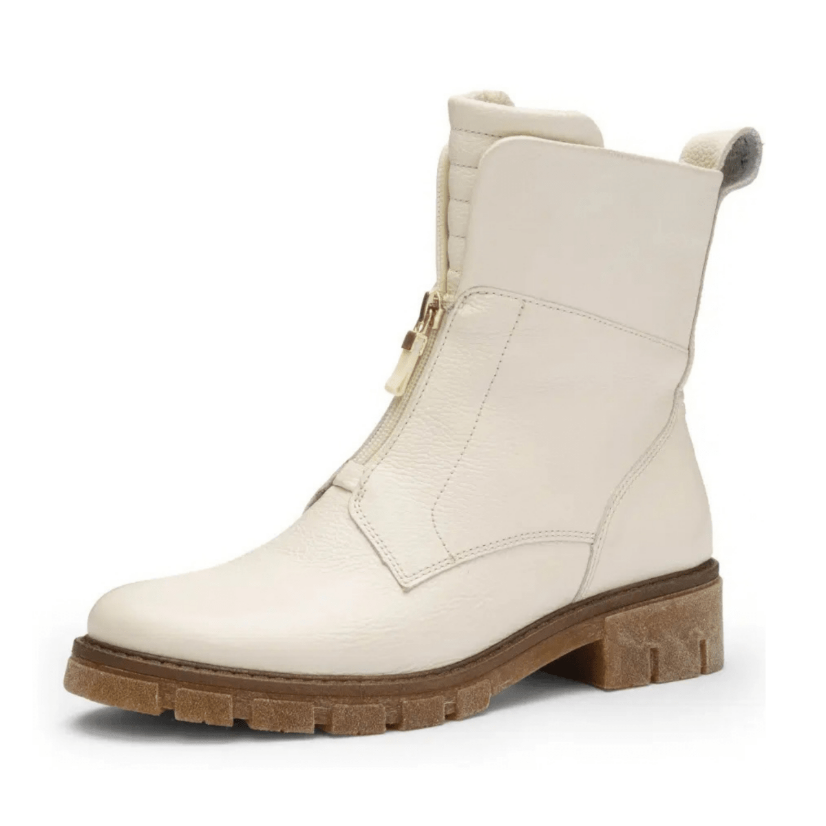 Ara Women's Deon Cream/Brown Dover Calf - 9034914 - Tip Top Shoes of New York
