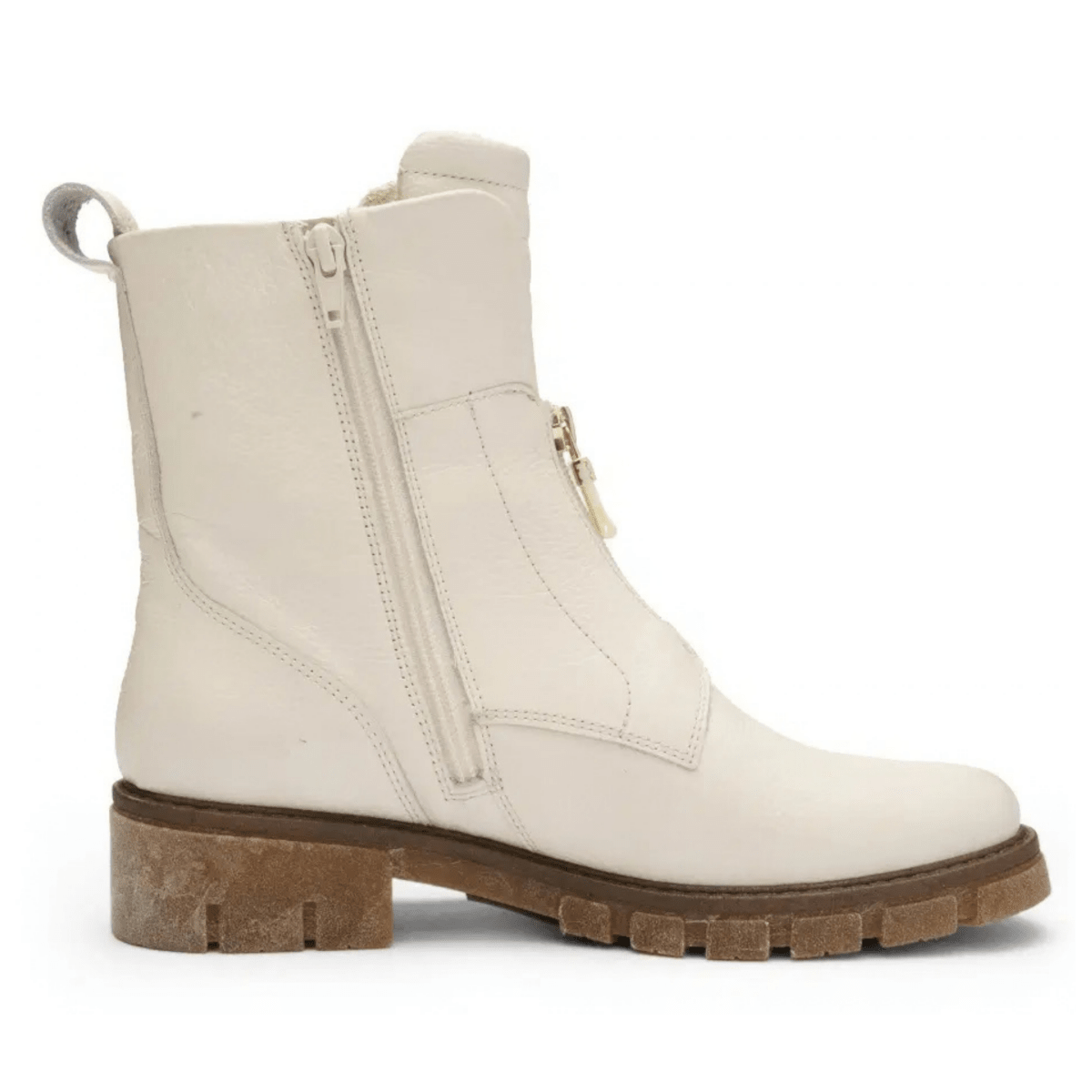 Ara Women's Deon Cream/Brown Dover Calf - 9034914 - Tip Top Shoes of New York