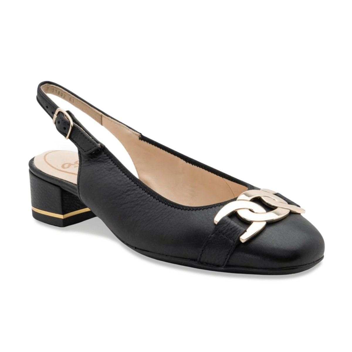 Ara Women's Gallant Slingback Black Leather - 3015310 - Tip Top Shoes of New York