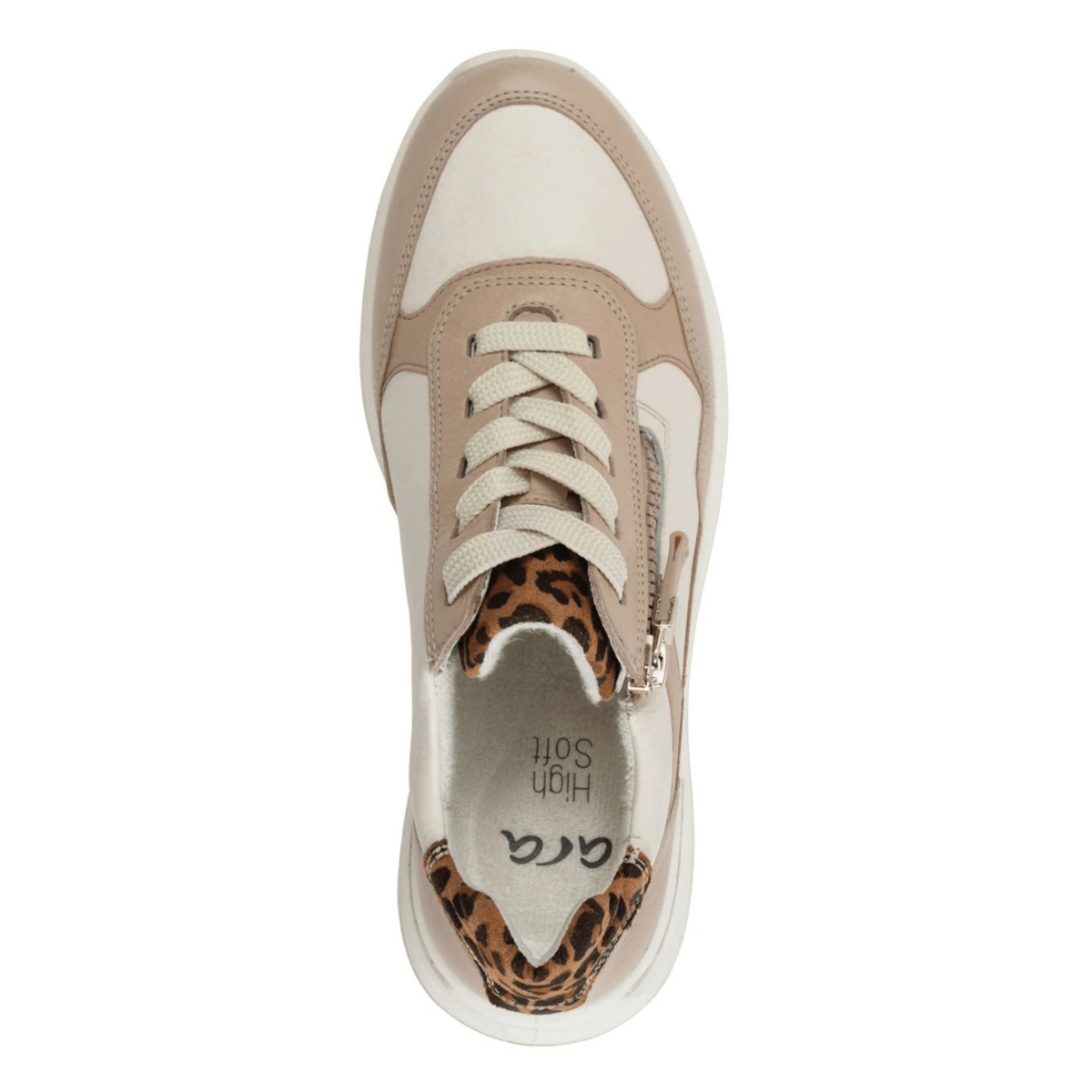 Ara Women's Gardenia Shell/Cream/Leopard/Sand Calf Leather - 9029680 - Tip Top Shoes of New York