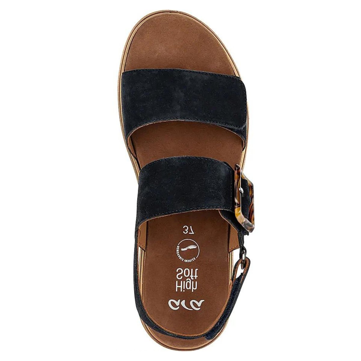 Ara Women's Marbella Dark Navy Nubuck - 3015424 - Tip Top Shoes of New York