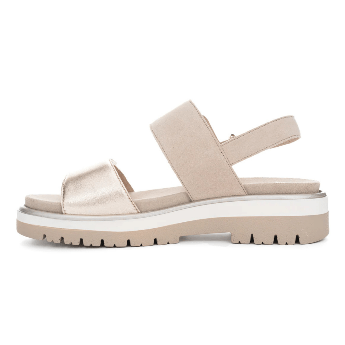 Ara Women's Marbella Sand Metallic Leather - 9021379 - Tip Top Shoes of New York