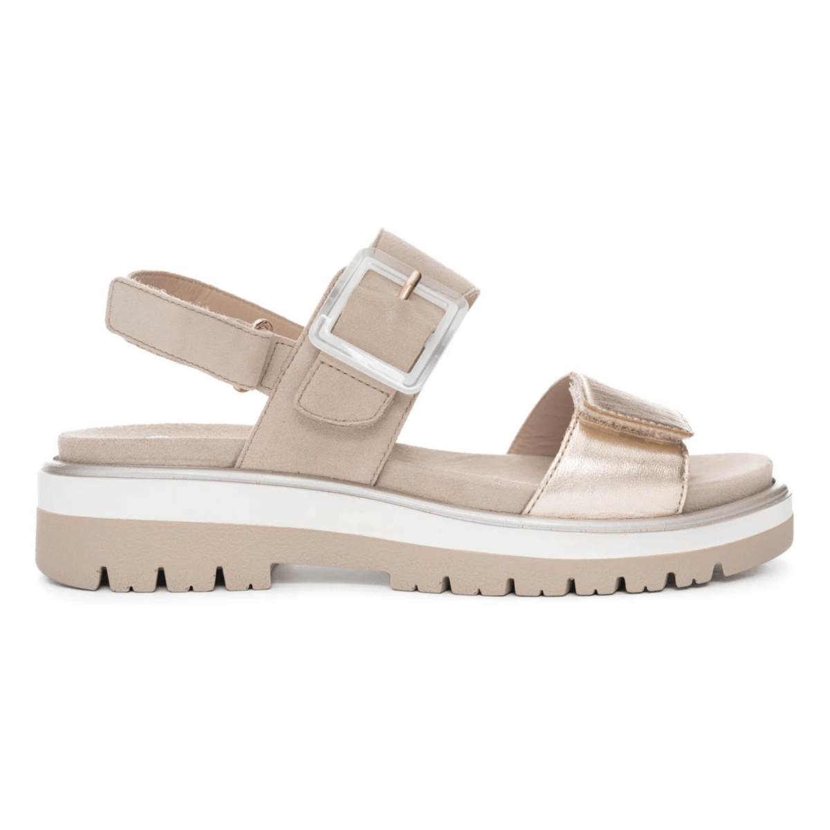 Ara Women's Marbella Sand Metallic Leather - 9021379 - Tip Top Shoes of New York