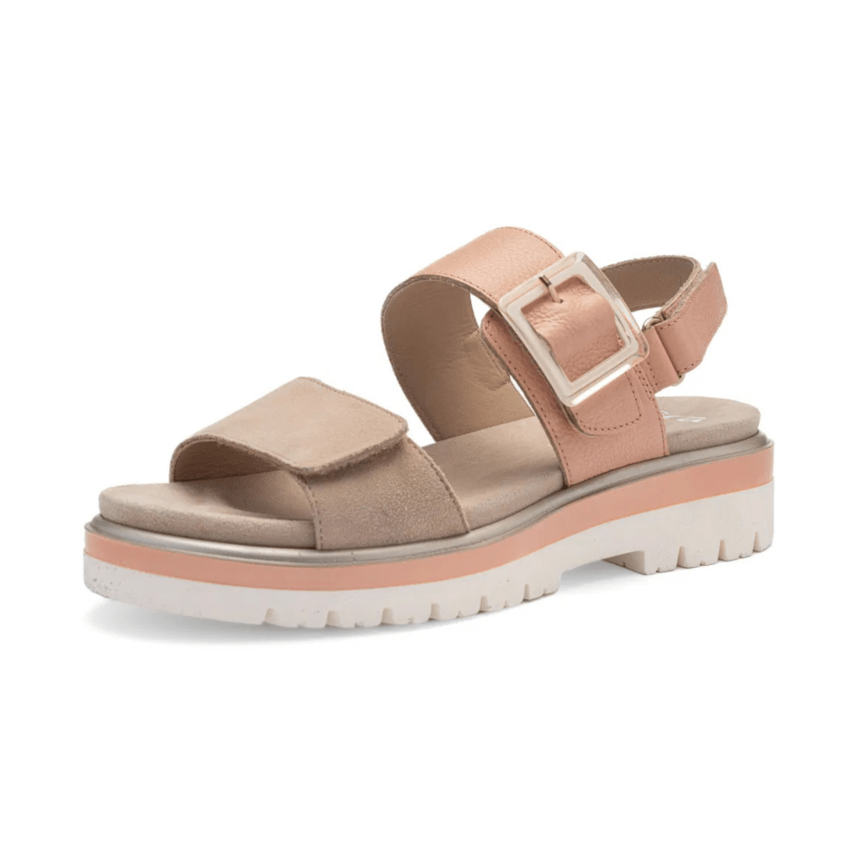 Ara Women's Marbella Shell Suede/Apricot Leather - 9029636 - Tip Top Shoes of New York