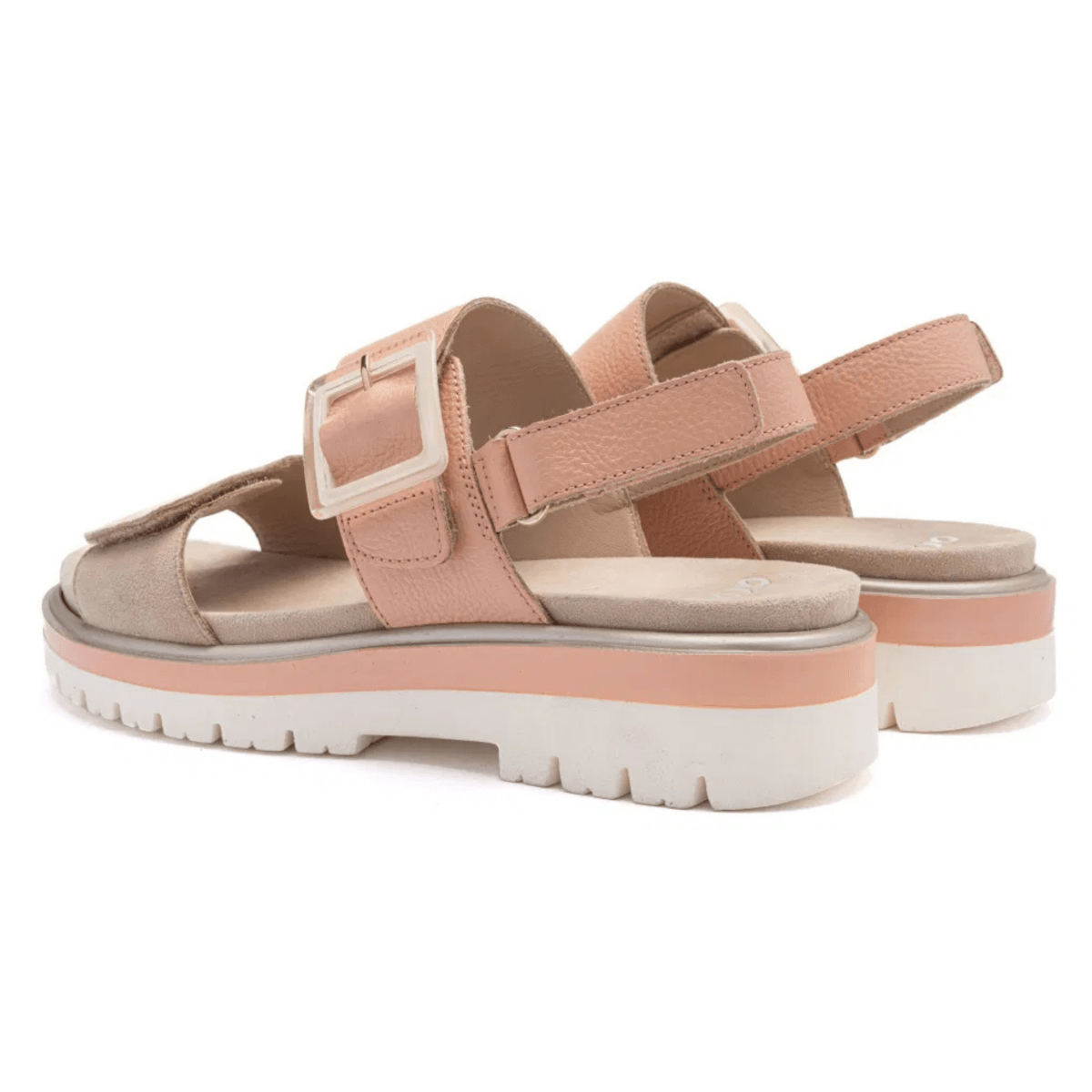 Ara Women's Marbella Shell Suede/Apricot Leather - 9029636 - Tip Top Shoes of New York