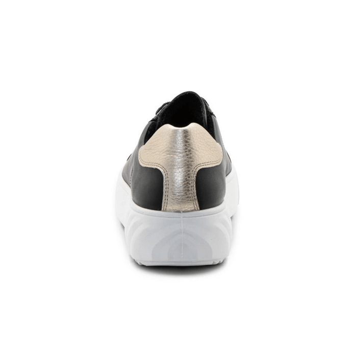 Ara Women's Mikky Black/Platinum Leather - 9021577 - Tip Top Shoes of New York