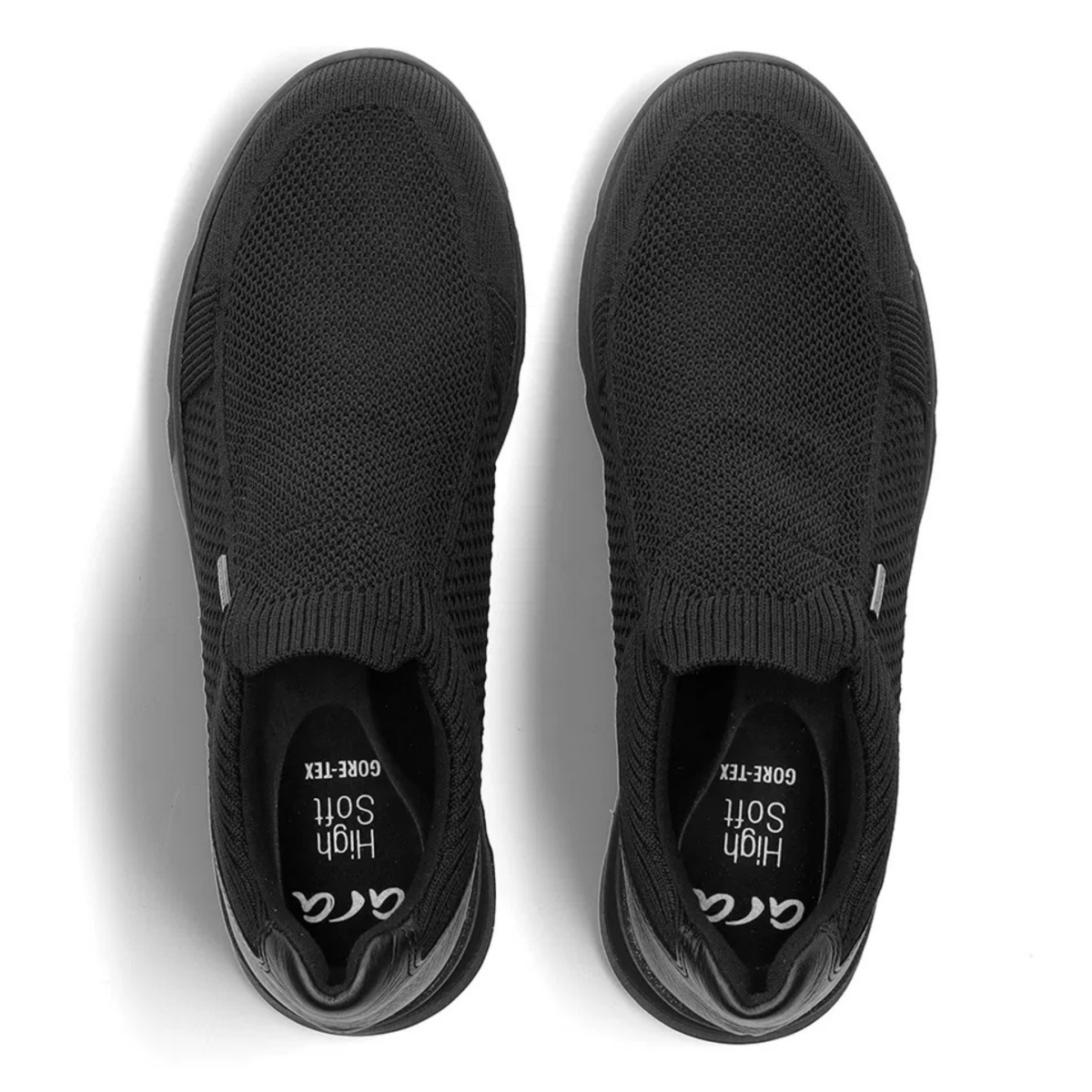 Ara Women's Naples Loafer Nassau Black Fabric Gore - Tex - 11019641 - Tip Top Shoes of New York