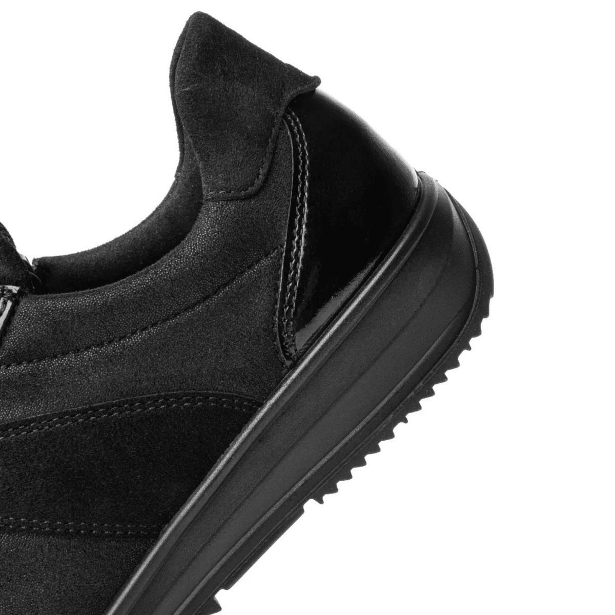 Ara Women's Osaka Black Glitter Kidsuede - 9034838 - Tip Top Shoes of New York