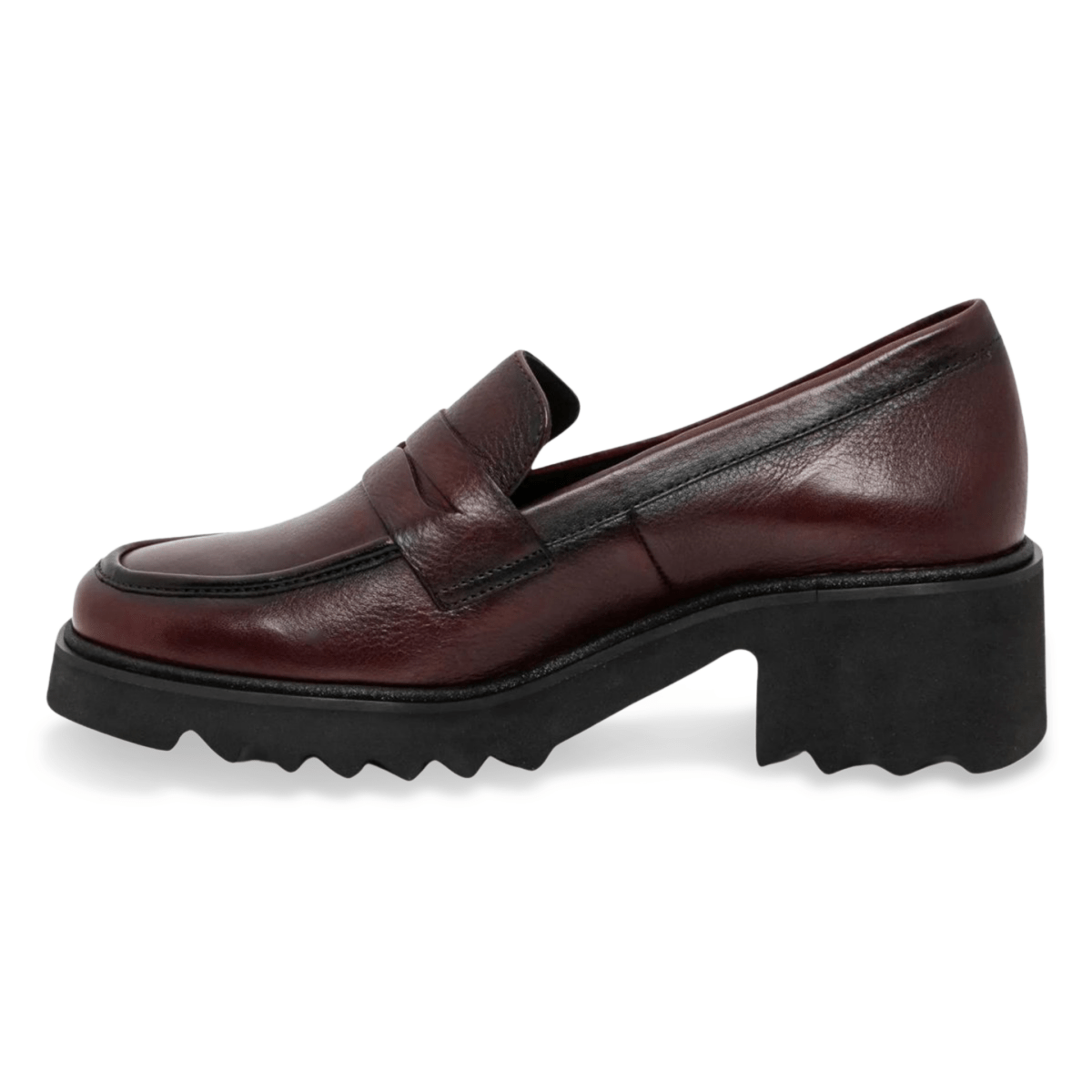 Ara Women's Prism Platform Penny Amarone Calf Leather - 9018531 - Tip Top Shoes of New York