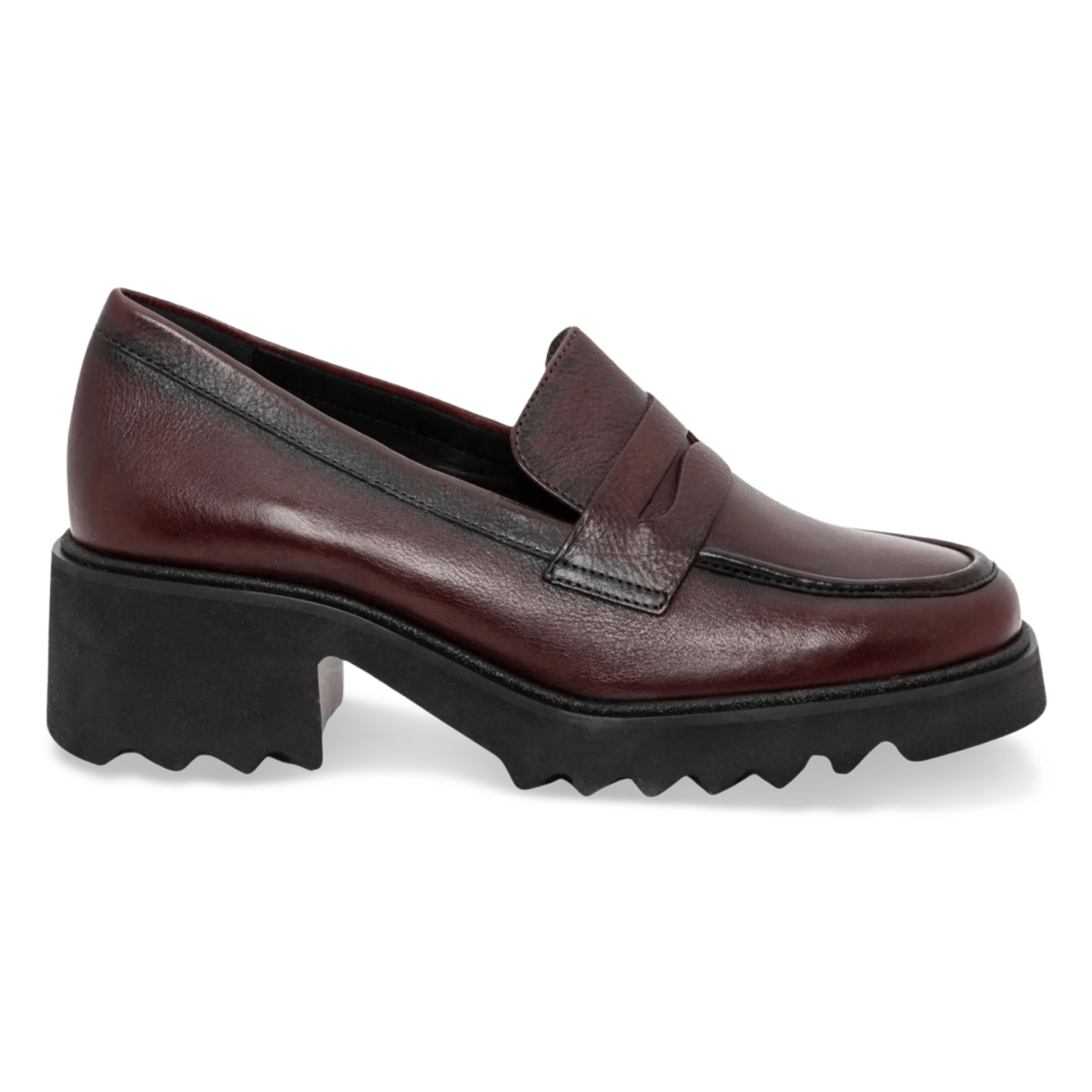 Ara Women's Prism Platform Penny Amarone Calf Leather - 9018531 - Tip Top Shoes of New York