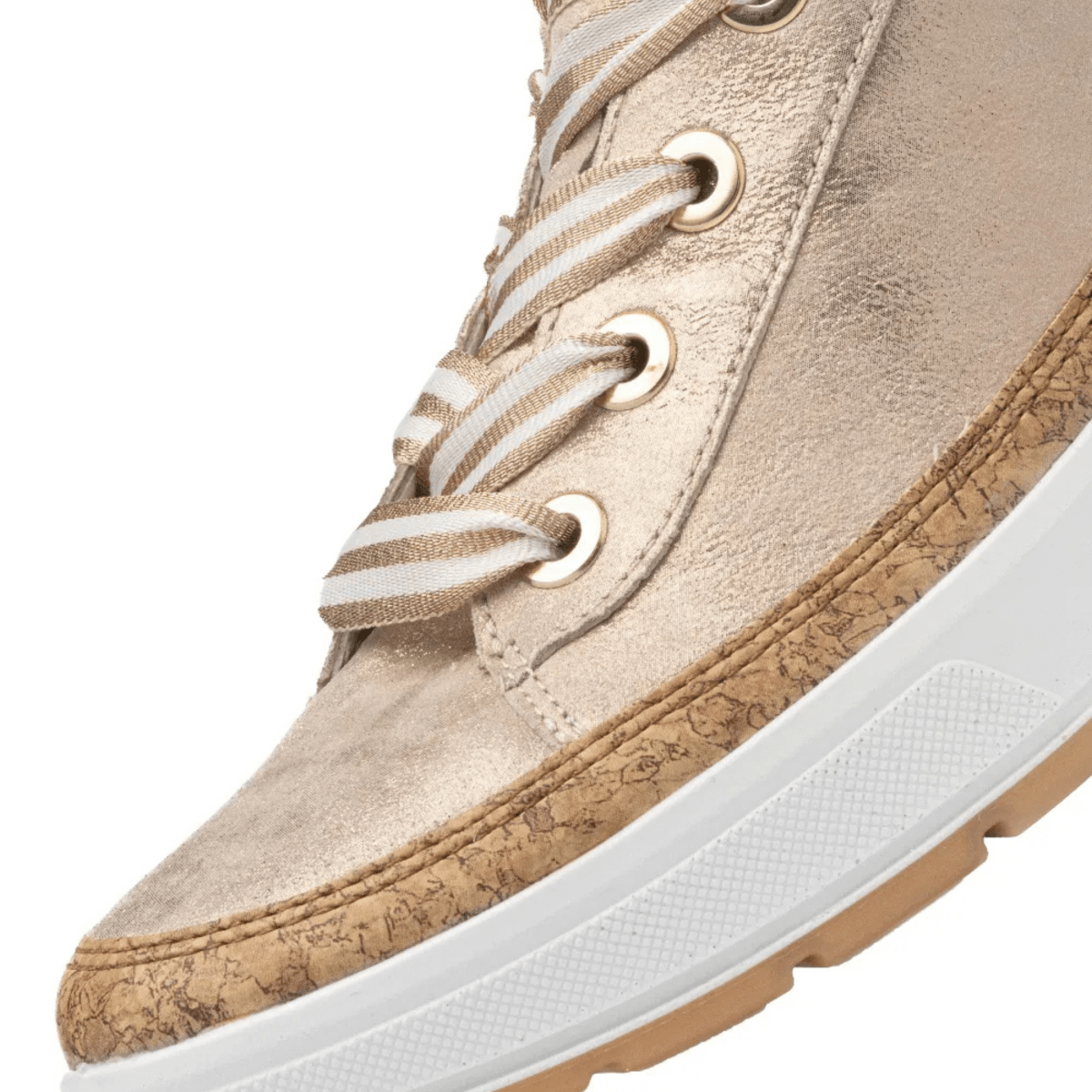 Ara Women's Rem Metallic Shell/White Calf - 9029708 - Tip Top Shoes of New York