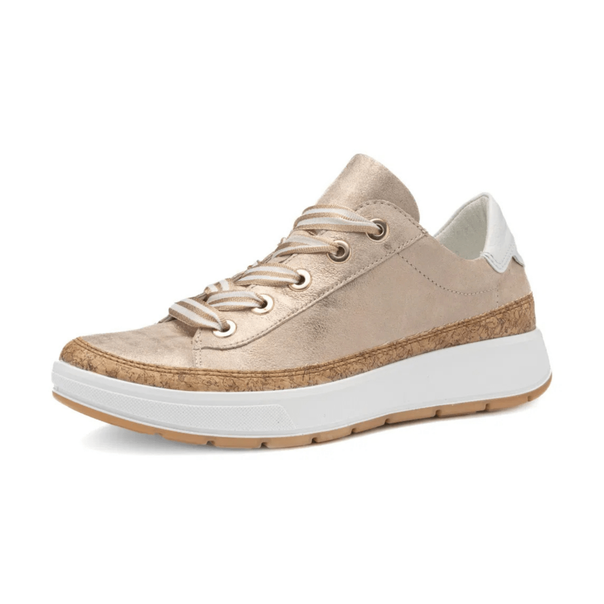 Ara Women's Rem Metallic Shell/White Calf - 9029708 - Tip Top Shoes of New York