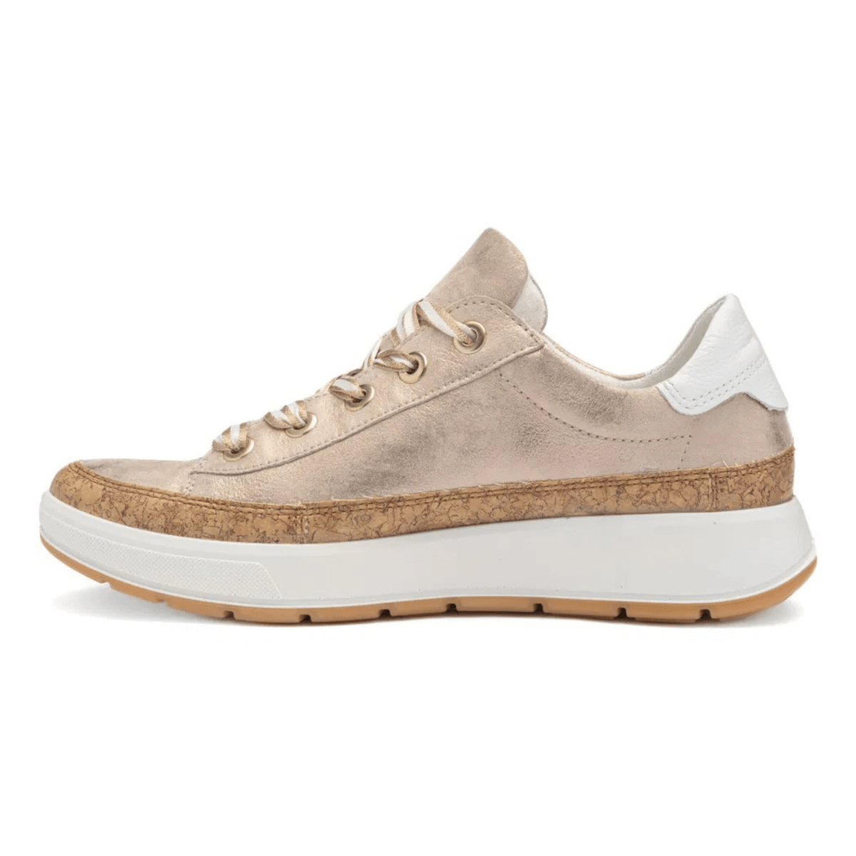 Ara Women's Rem Metallic Shell/White Calf - 9029708 - Tip Top Shoes of New York