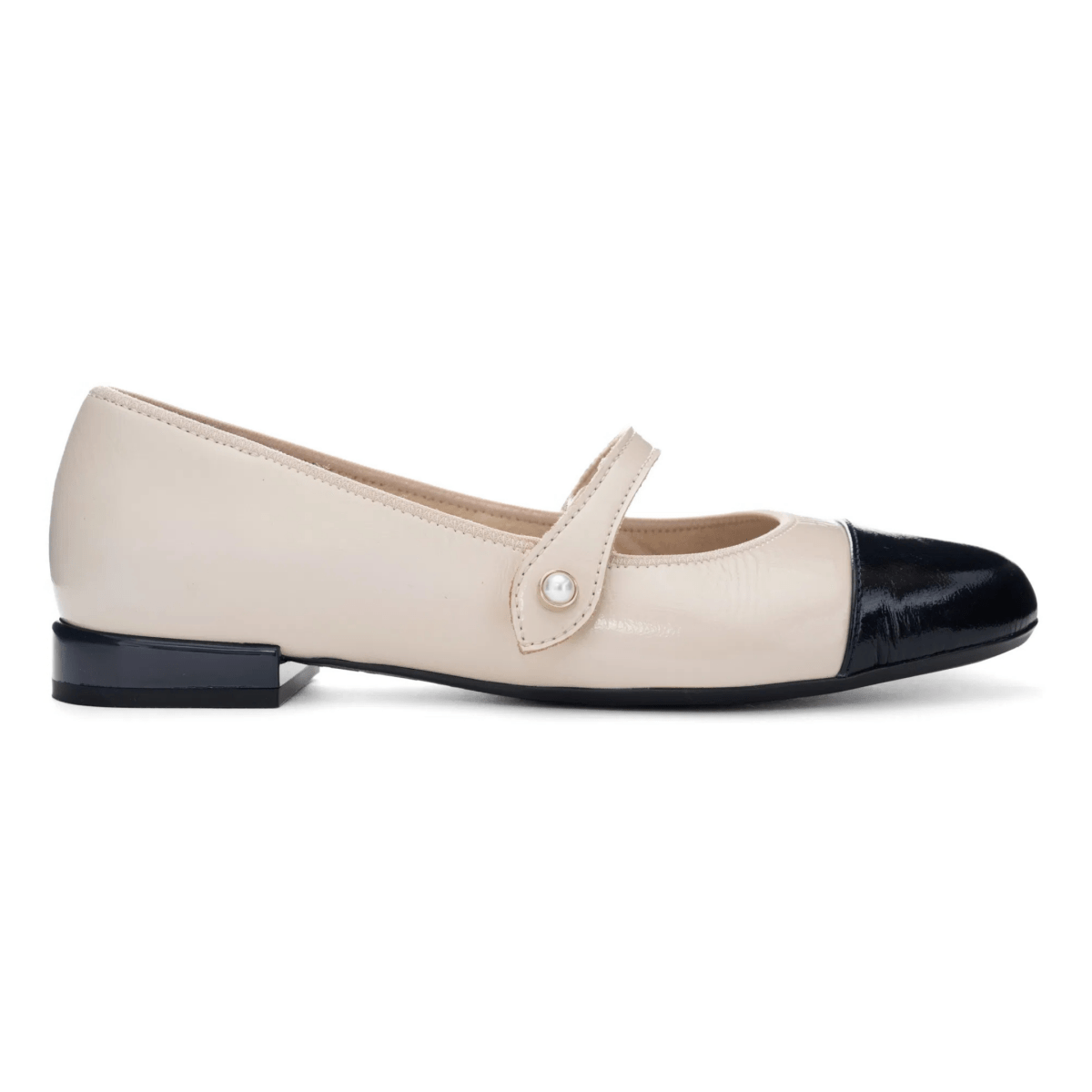 Ara Women's Sapphire Cream/Navy Patent Leather - 9021624 - Tip Top Shoes of New York