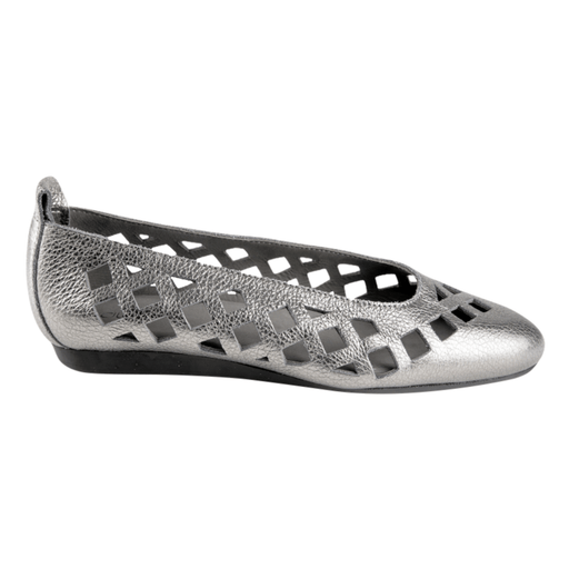 Arche Women's Lamdia Metallic Silver Leather - 3019178 - Tip Top Shoes of New York