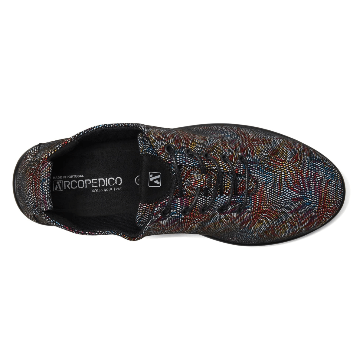 Arcopedico Women's Lanin Black Palm Multi - 9024684 - Tip Top Shoes of New York