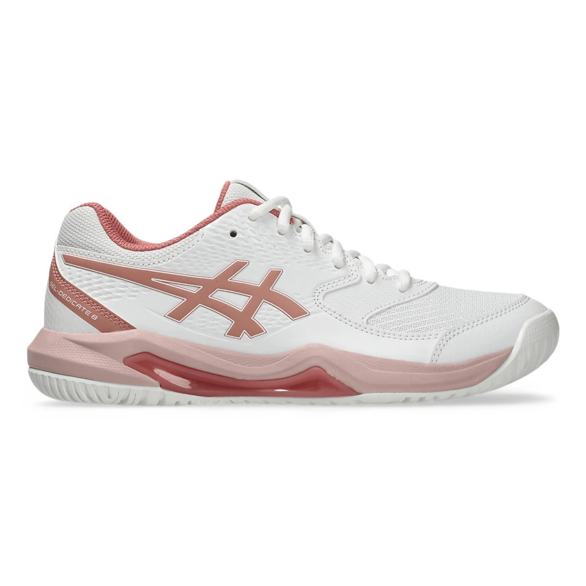 Asics Women's Gel - Dedicate 8 White/Rose Rouge - 11021581 - Tip Top Shoes of New York
