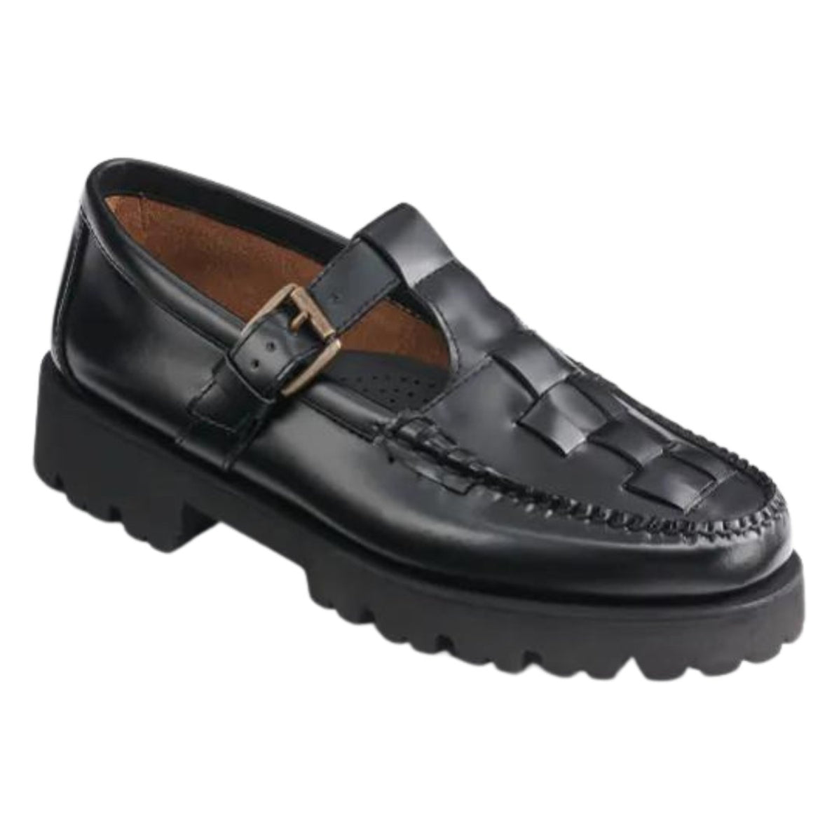 Bass Women's Fisherman Mary Jane Black — Tip Top Shoes of New York