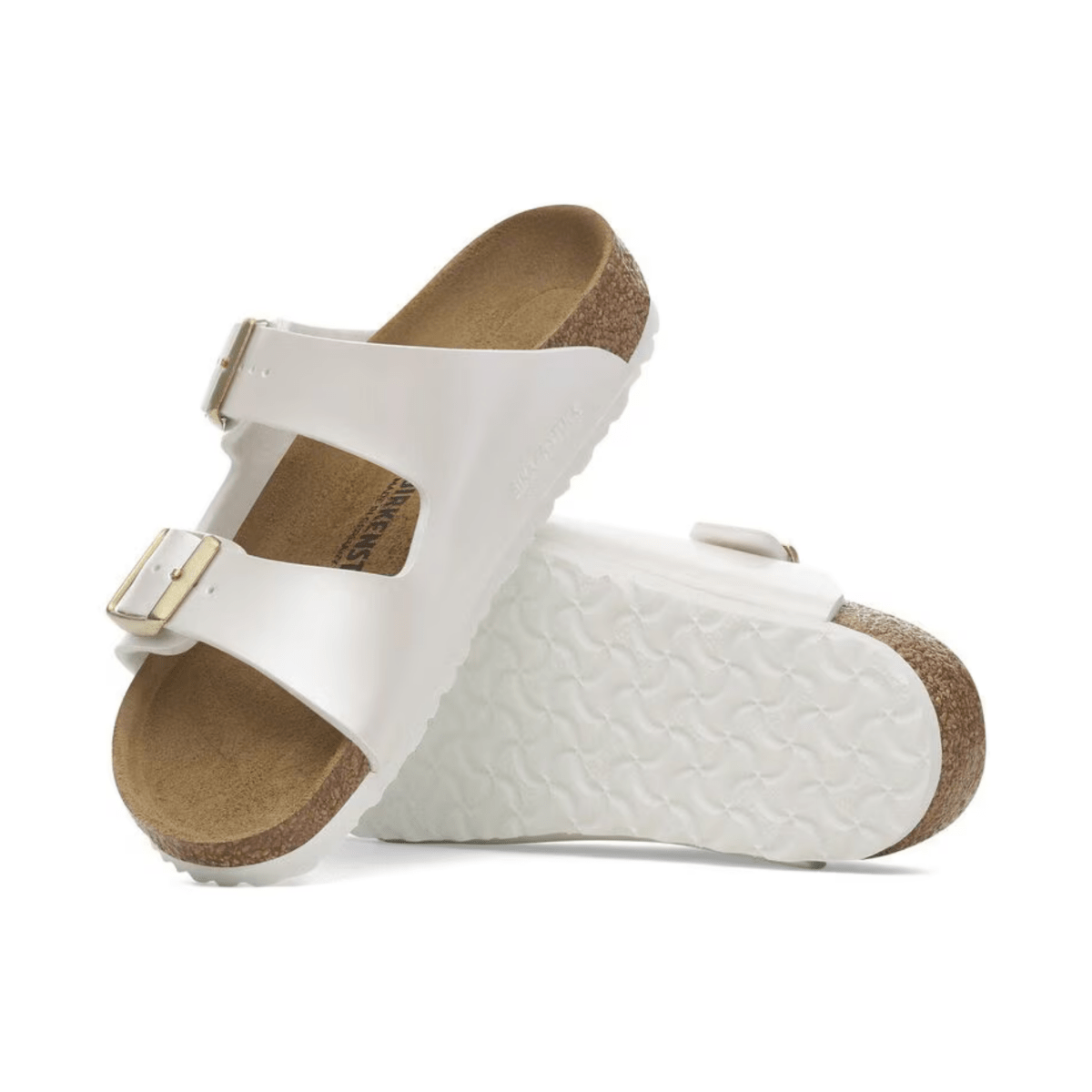 Birkenstock Kid's Arizona Birko - Flor Electric Metallic Pearl - 1094188 - Tip Top Shoes of New York