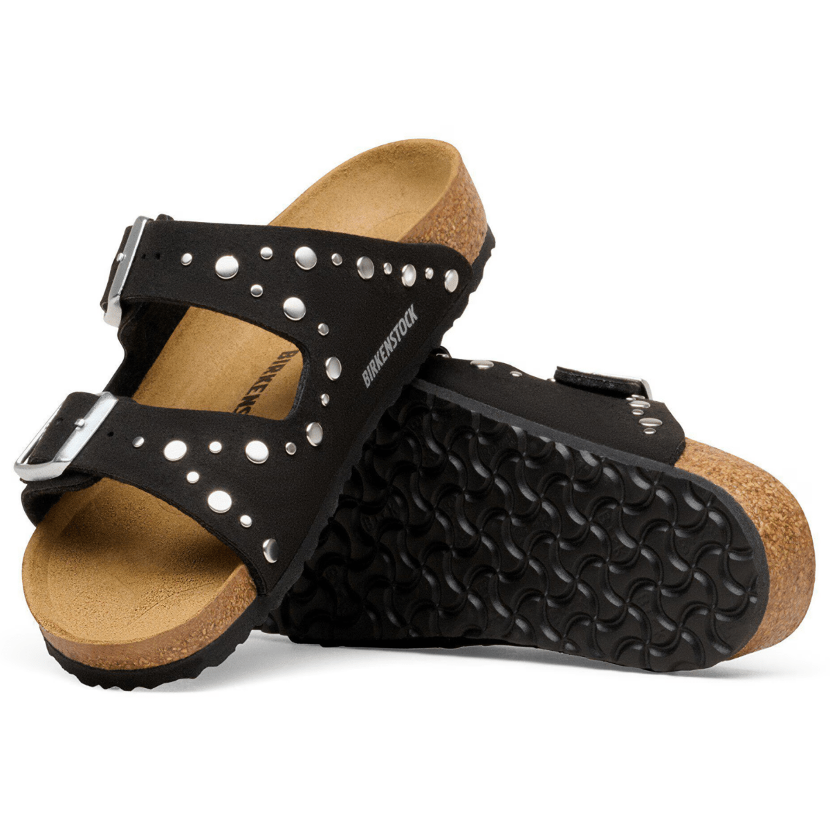 Birkenstock Kids Arizona Rivets Soft Birki Black - 1104711 - Tip Top Shoes of New York