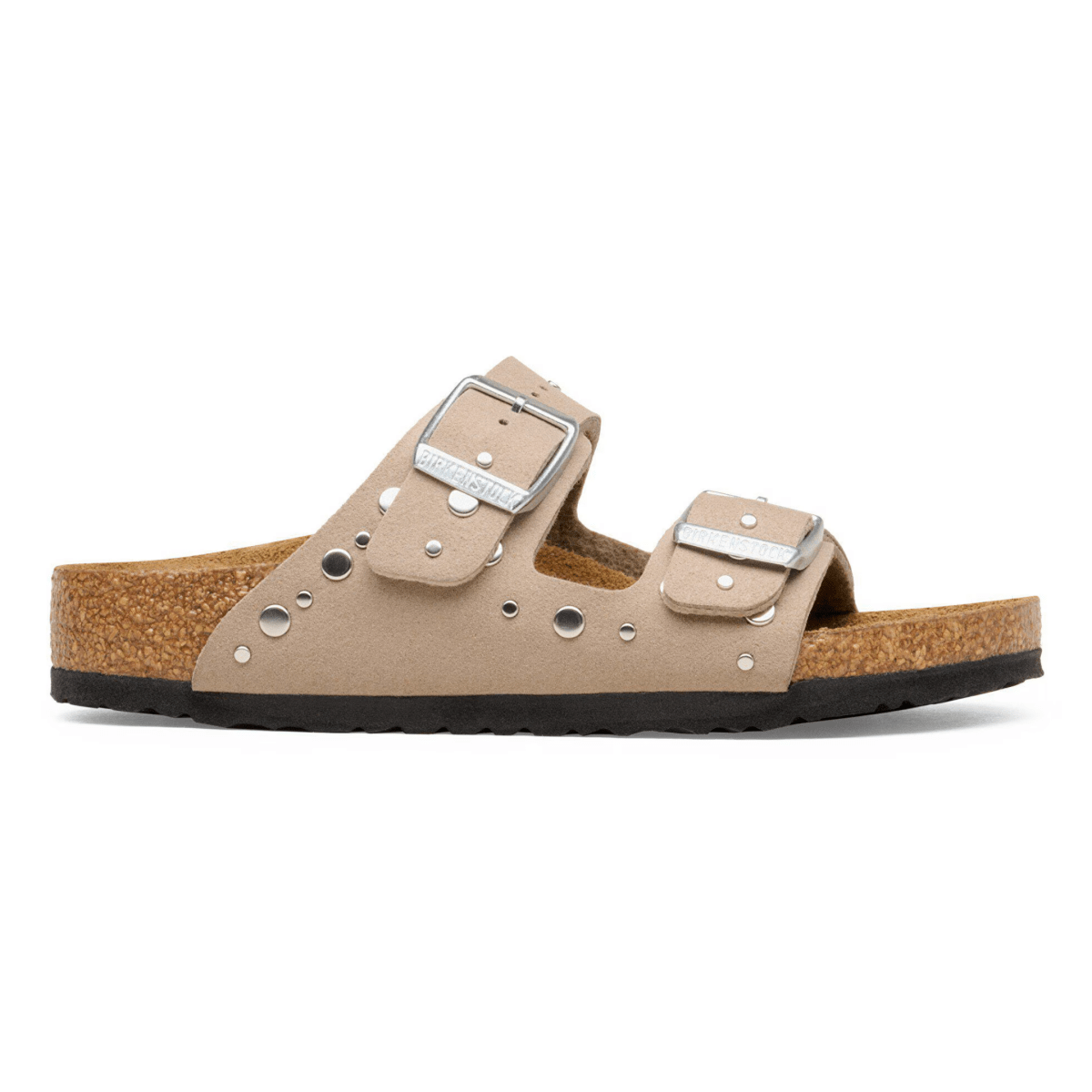 Birkenstock Kids Arizona Rivets Soft Birki Grey Taupe - 1104701 - Tip Top Shoes of New York