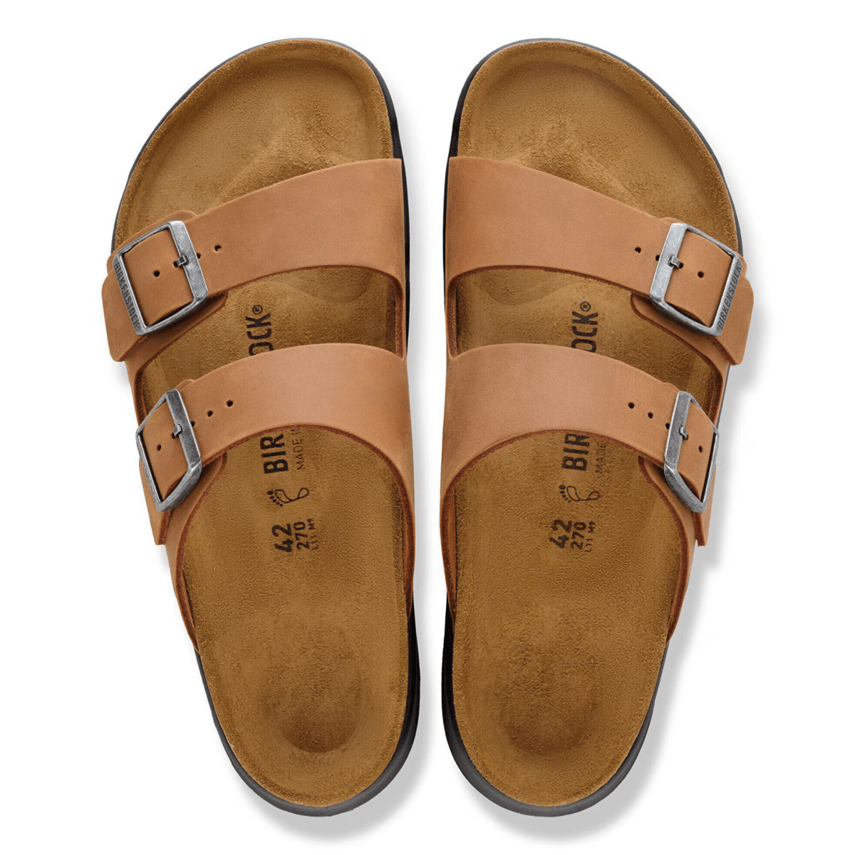 Birkenstock Men's Arizona Crosstown Cognac Oiled Leather - 9028851 - Tip Top Shoes of New York