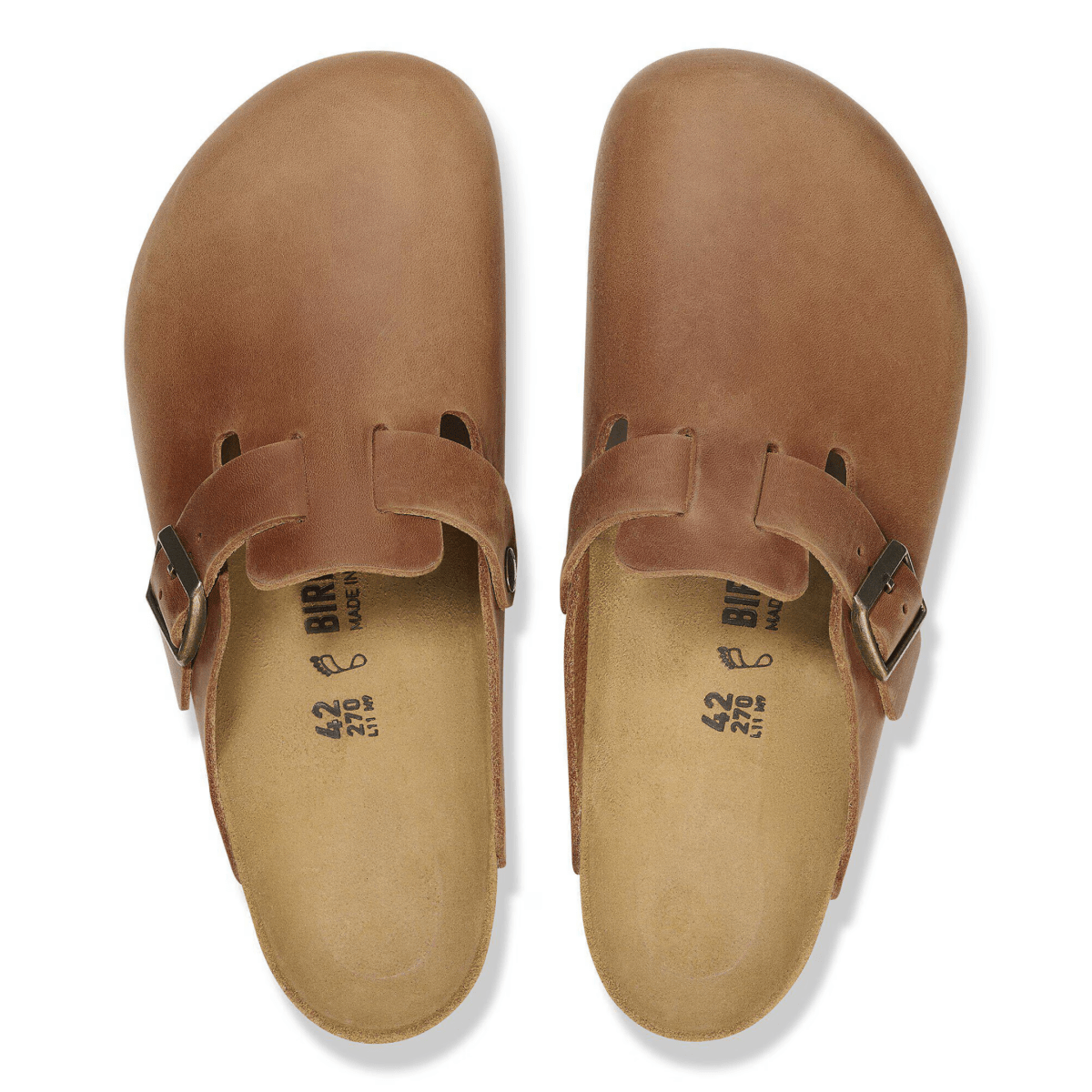 Birkenstock Men's Boston Cognac Oiled Leather - 11025147 - Tip Top Shoes of New York