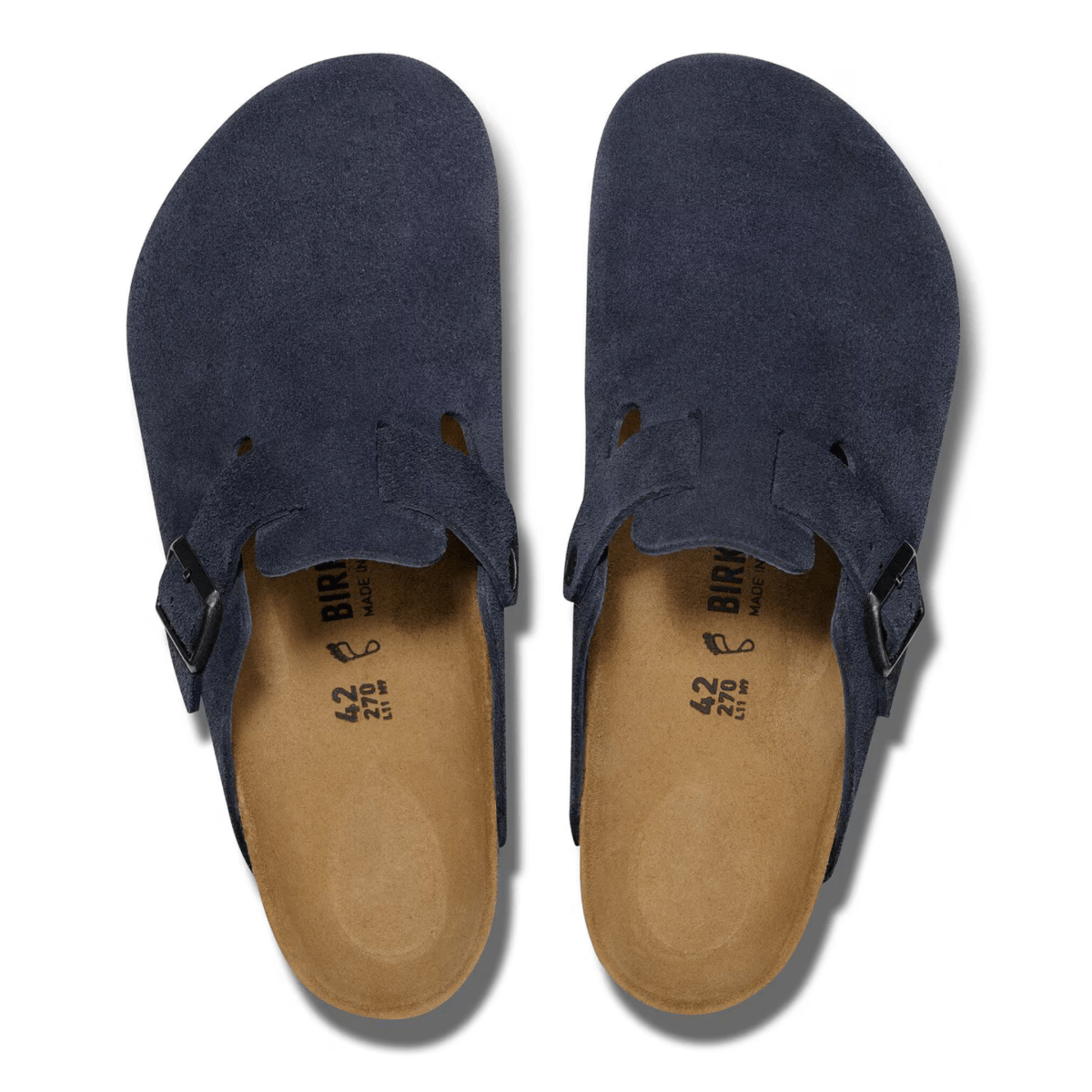 Birkenstock Men's Boston New Navy Suede - 9023357 - Tip Top Shoes of New York
