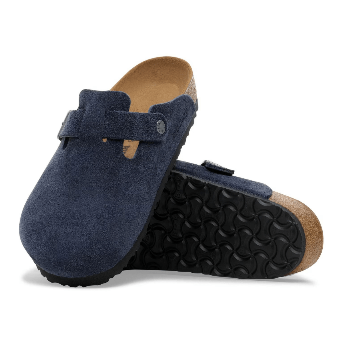 Birkenstock Men's Boston New Navy Suede - 9023357 - Tip Top Shoes of New York