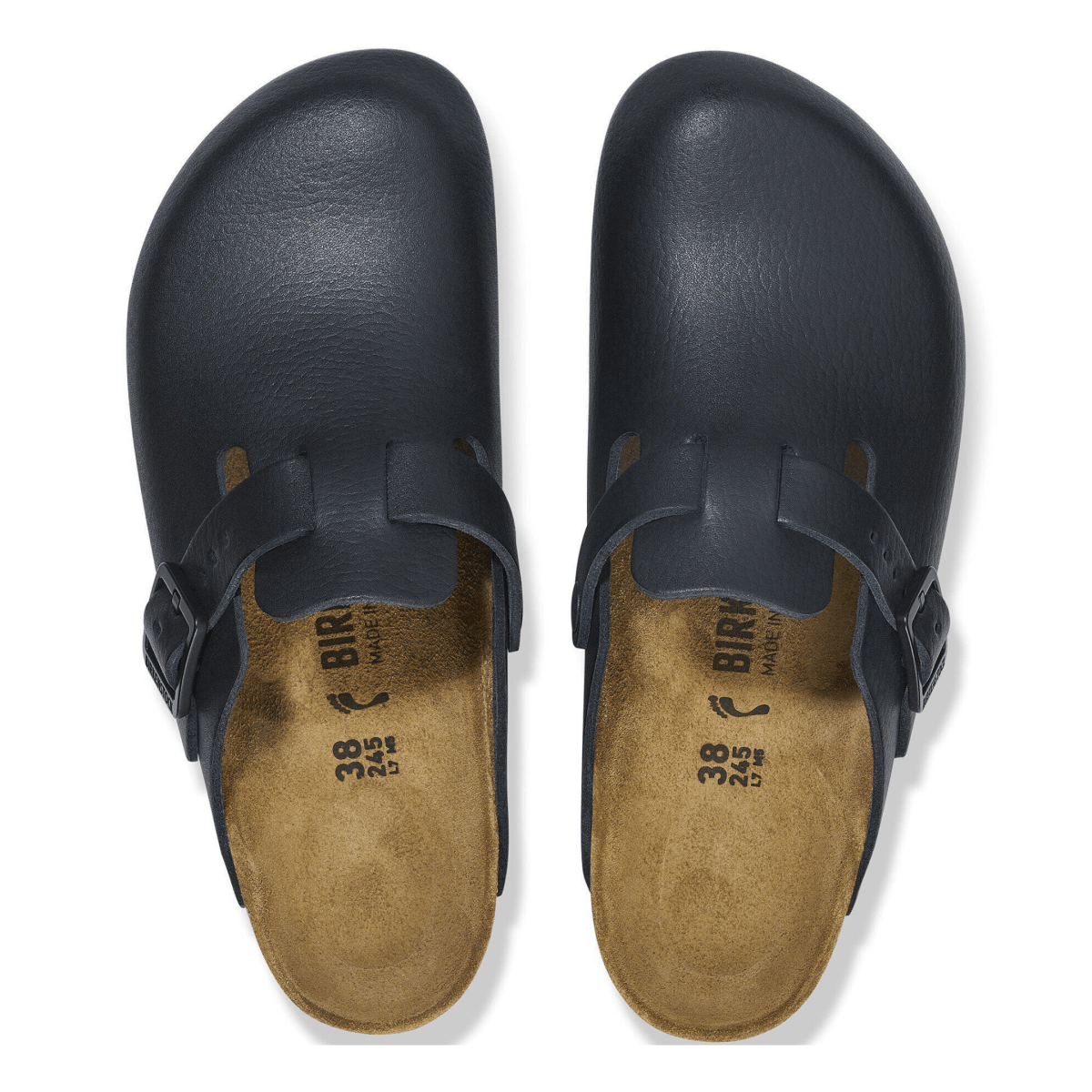 Birkenstock Men's Boston Pro Black Leather - 11017527 - Tip Top Shoes of New York