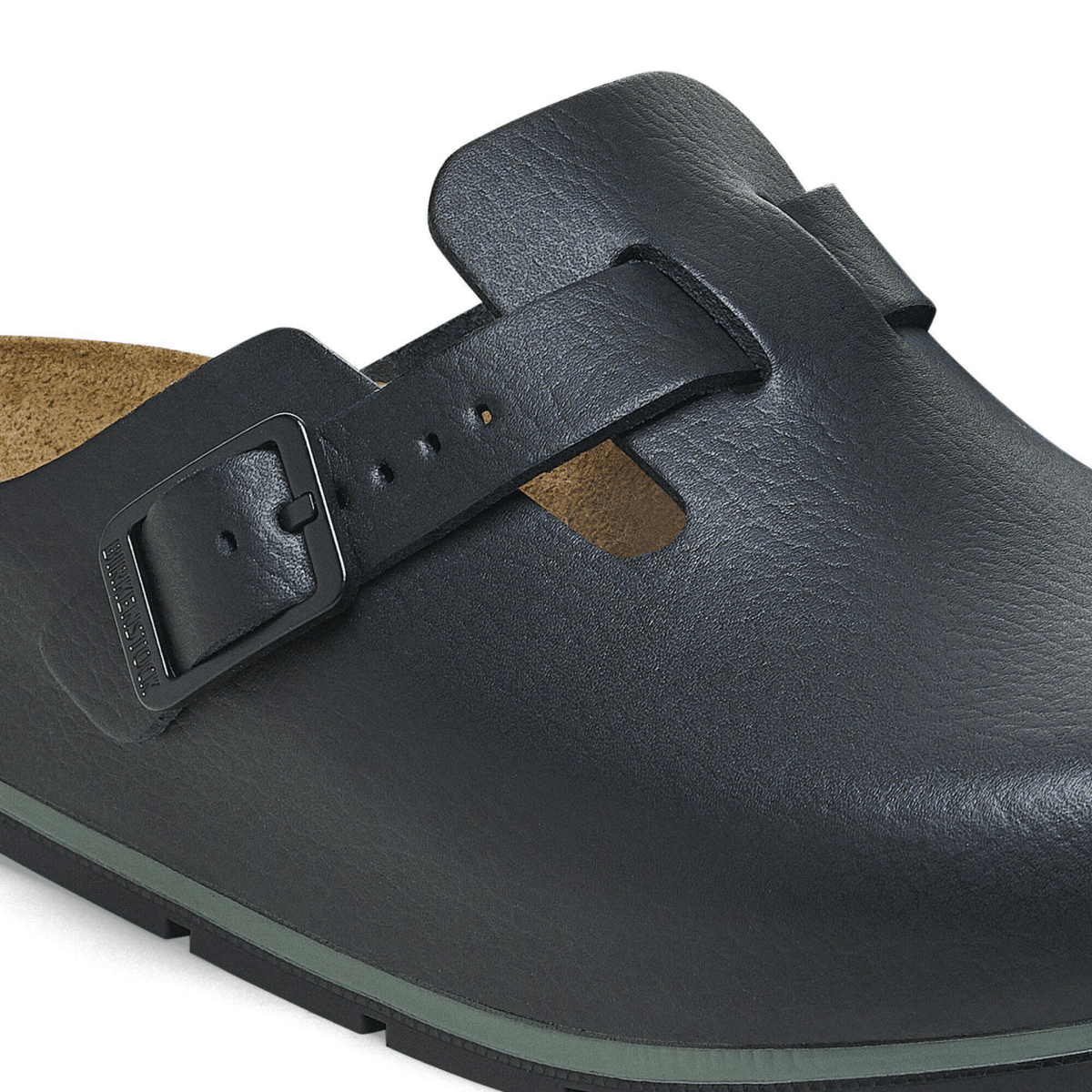 Birkenstock Men's Boston Pro Black Leather - 11017527 - Tip Top Shoes of New York