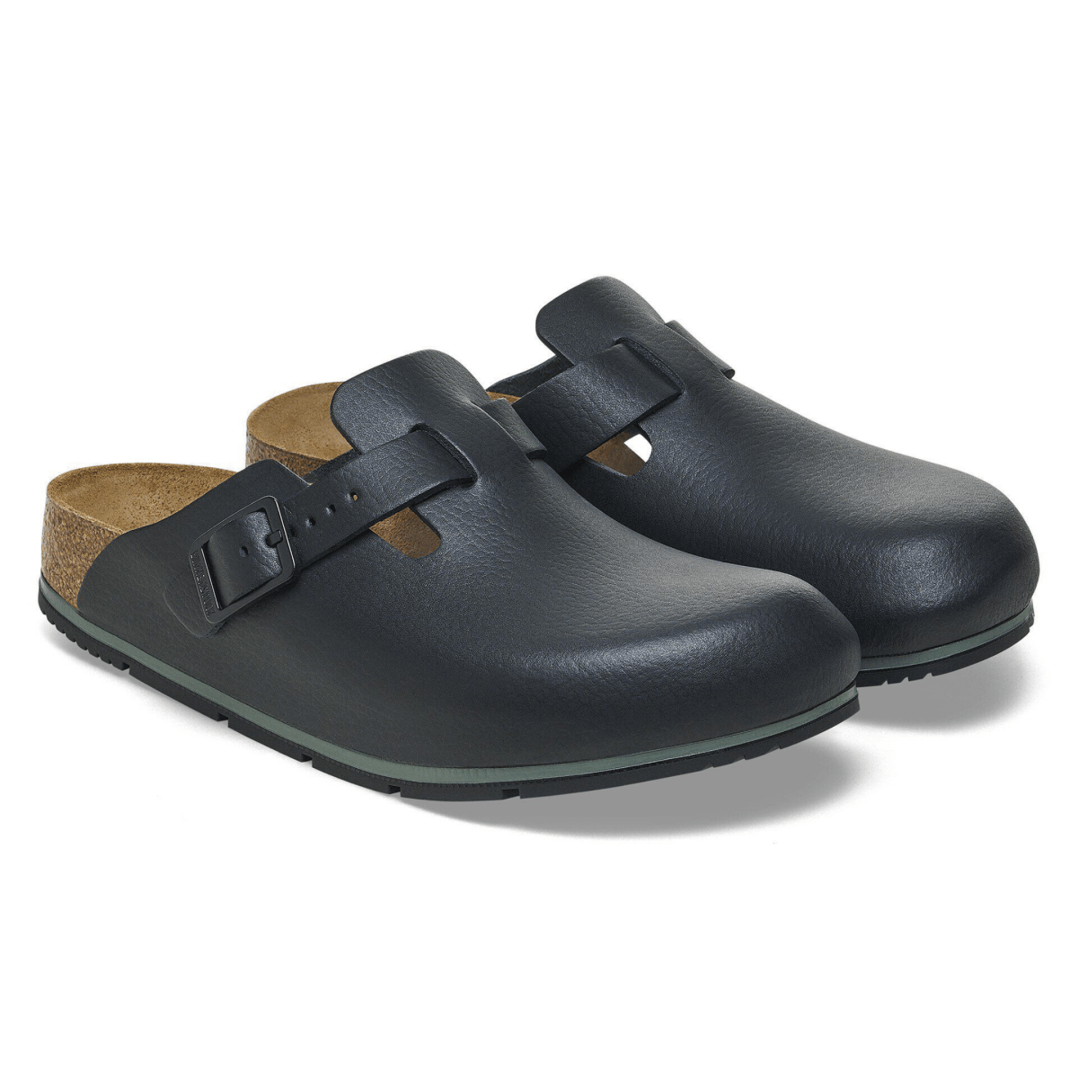 Birkenstock Men's Boston Pro Black Leather - 11017527 - Tip Top Shoes of New York