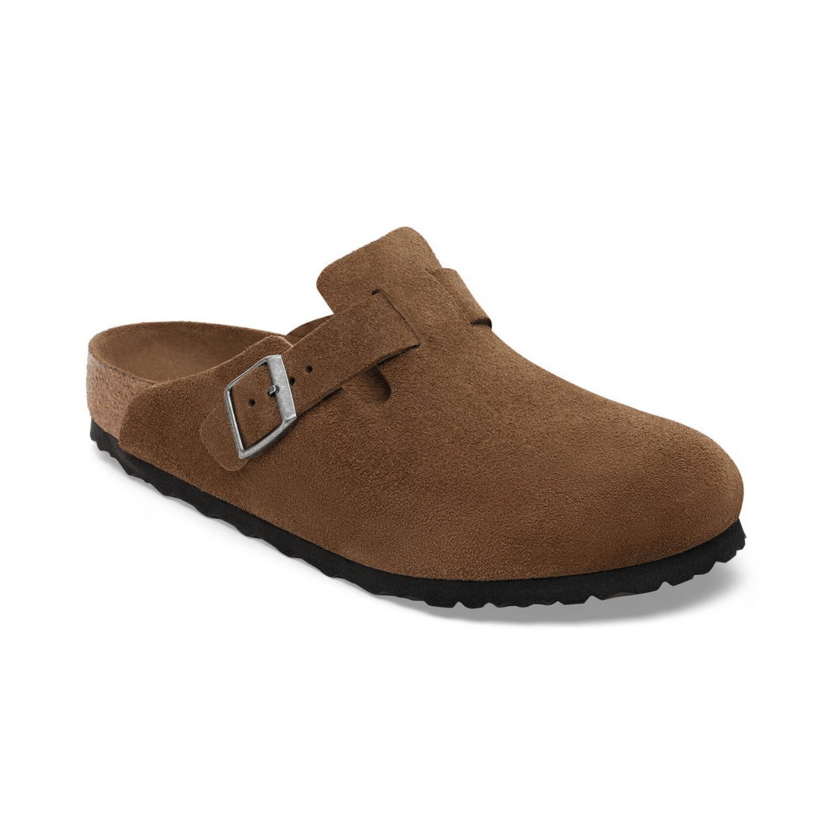 Birkenstock Men's Boston Soft Footbed Dark Tea Tonal Suede - 9023381 - Tip Top Shoes of New York