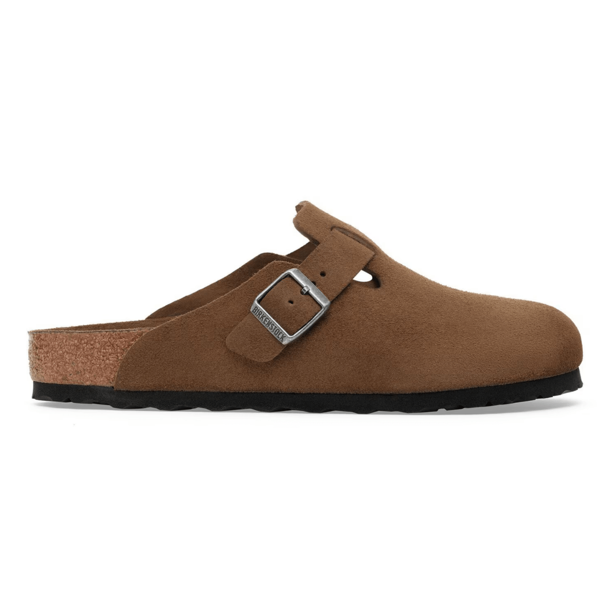 Birkenstock Men\'s Clogs/ Slip-On Sandals Dark tea tonal (NEW) size 10 men’s Birkenstock Boston Soft Footbed Clog (Men) - Dark Tea Suede  main image 2
