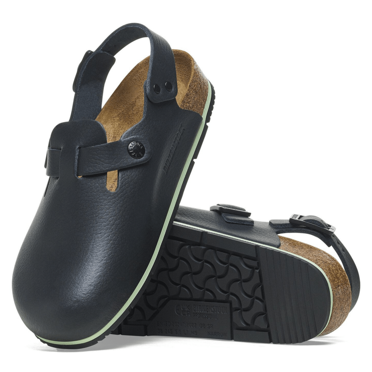 Birkenstock Men's Tokio Pro Black Leather - 11017512 - Tip Top Shoes of New York