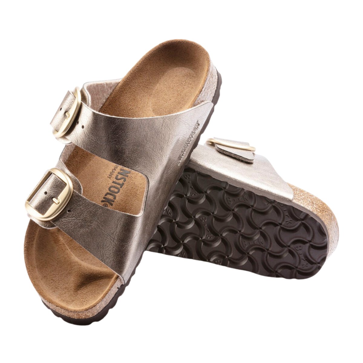 Birkenstock Women's Arizona Big Buckle Birko-Flor Graceful Taupe - 9019258 - Tip Top Shoes of New York