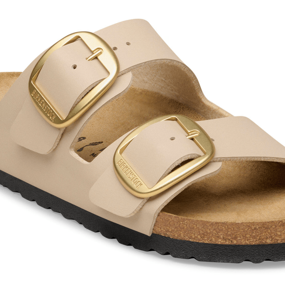 Birkenstock Women's Arizona Big Buckle Birko-Flor Sandcastle Leather - 9033349 - Tip Top Shoes of New York