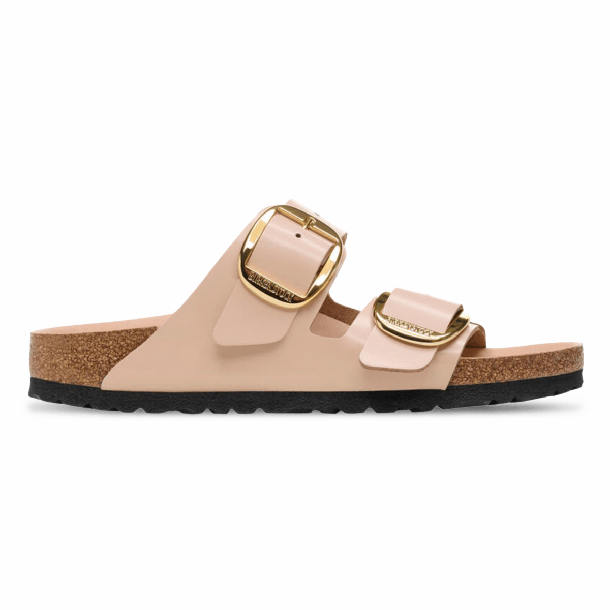 Birkenstock Women's Arizona Big Buckle High Shine New Beige Leather - 9013715 - Tip Top Shoes of New York