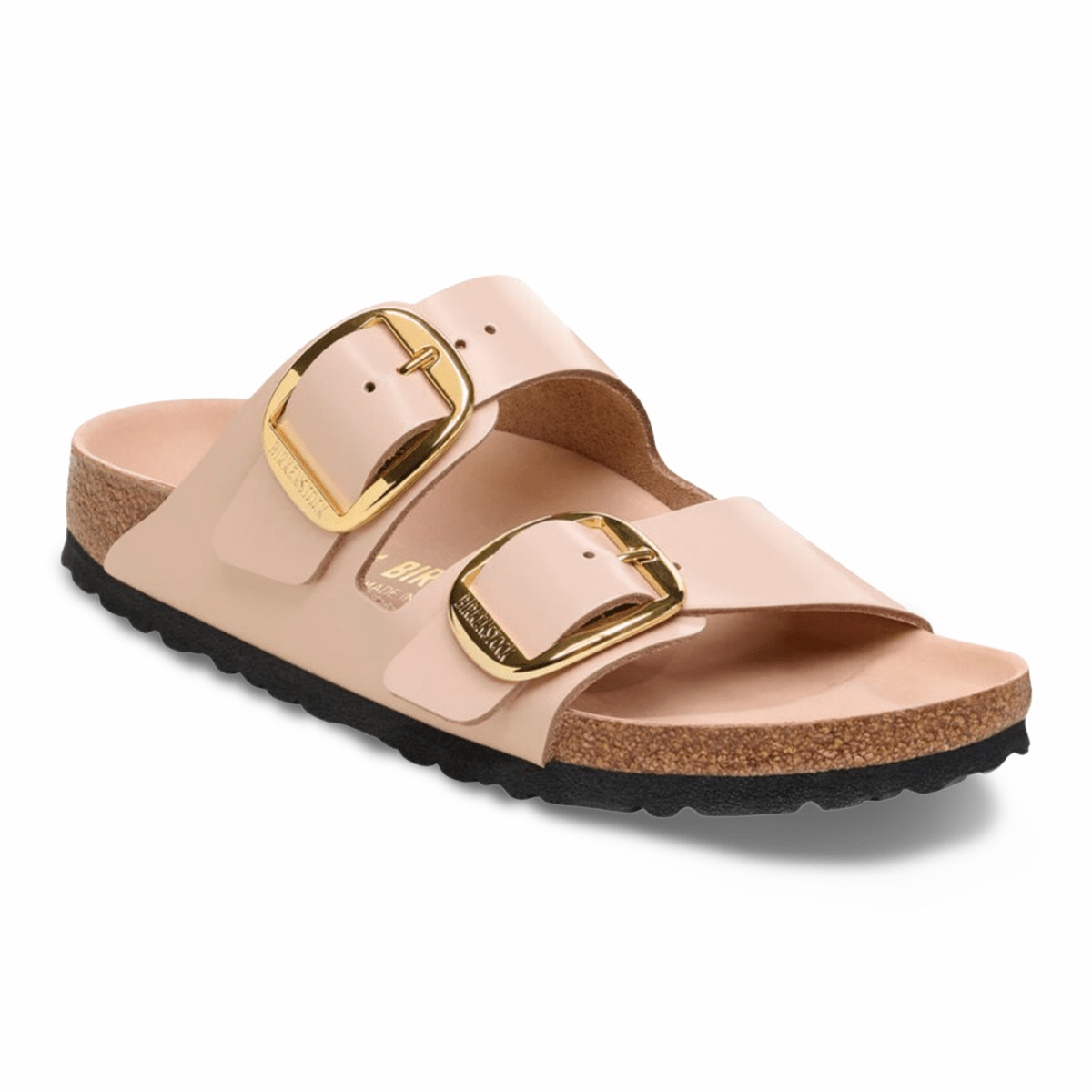 Birkenstock Women's Arizona Big Buckle High Shine New Beige Leather - 9013715 - Tip Top Shoes of New York