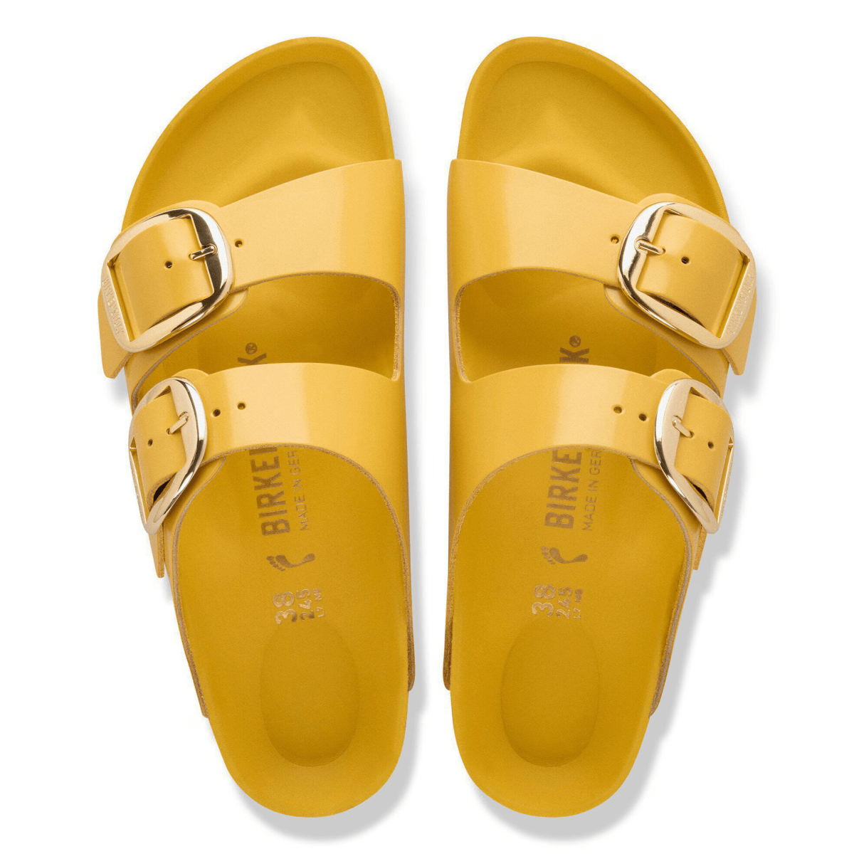 Birkenstock Women's Arizona Big Buckle High-Shine Ochre - 9028914 - Tip Top Shoes of New York
