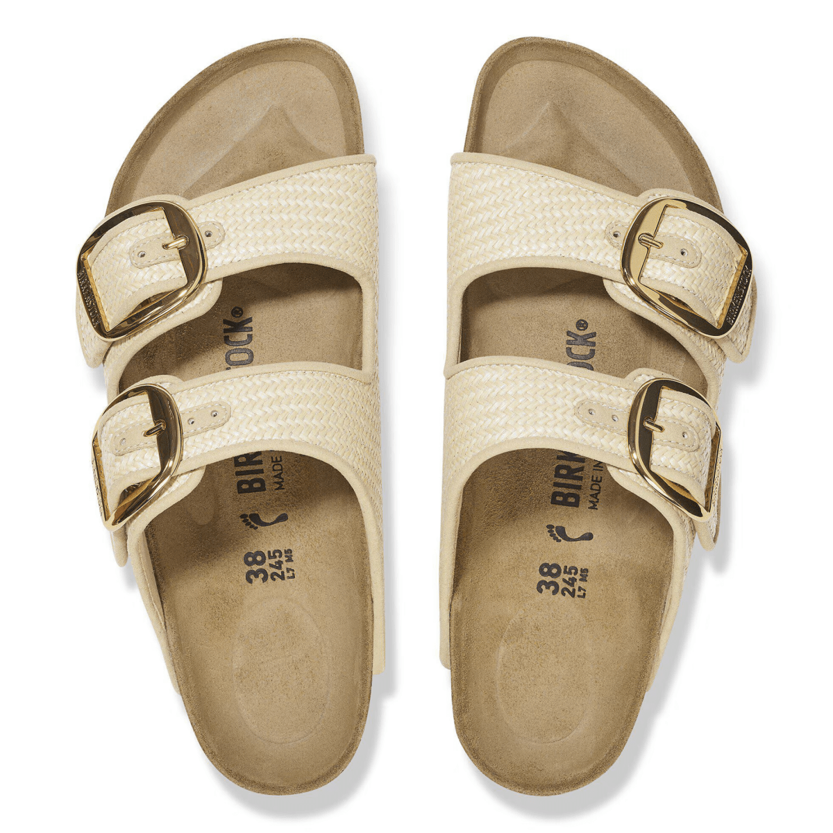 Birkenstock Women's Arizona Big Buckle Raffia Natural - 9028963 - Tip Top Shoes of New York