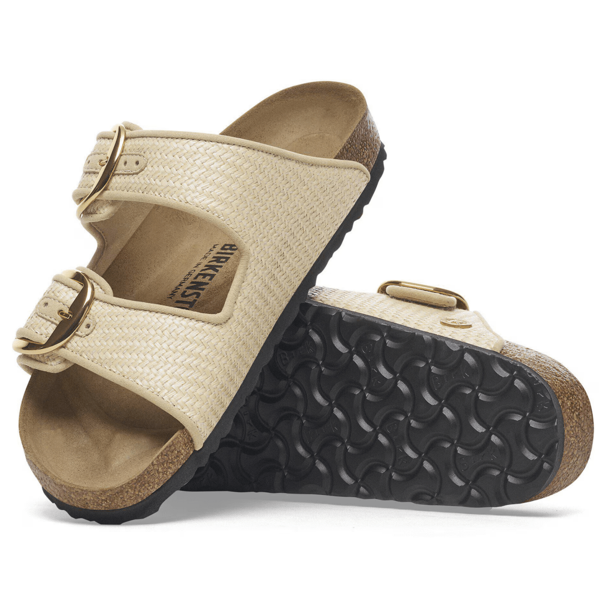 Birkenstock Women's Arizona Big Buckle Raffia Natural - 9028963 - Tip Top Shoes of New York