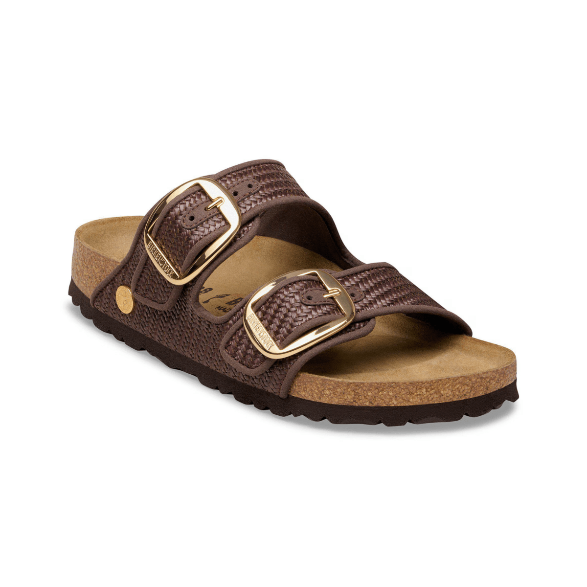 Birkenstock Women's Arizona Big Buckle Textile Raffia Carafe - 9028956 - Tip Top Shoes of New York