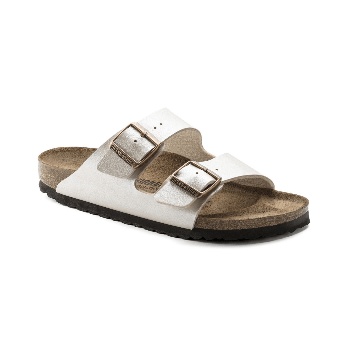 Birkenstock Women's Arizona Birko-Flor Graceful Pearl White - 9033356 - Tip Top Shoes of New York