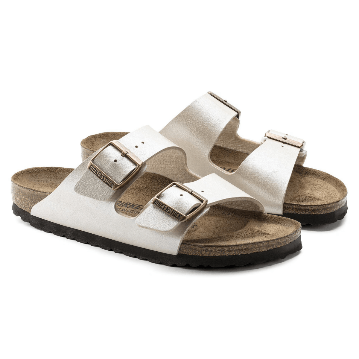 Birkenstock Women's Arizona Birko-Flor Graceful Pearl White - 9033356 - Tip Top Shoes of New York
