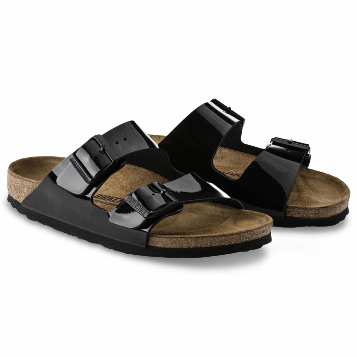 Birkenstock Women's Arizona Birko - Flor Patent Black - 9013587 - Tip Top Shoes of New York