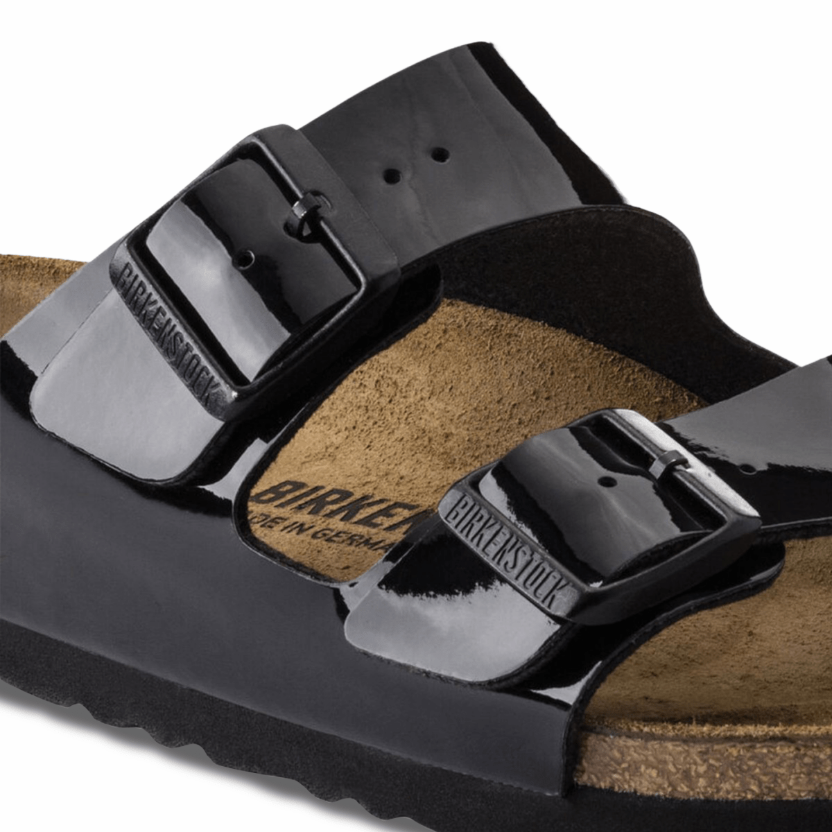Birkenstock Women's Arizona Birko - Flor Patent Black - 9013587 - Tip Top Shoes of New York