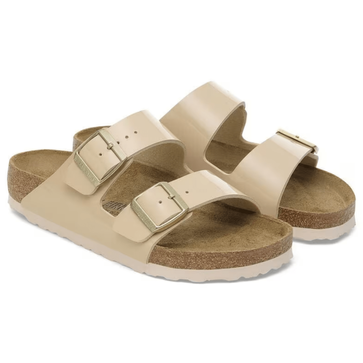 Birkenstock Women's Arizona Birko - Flor Patent Sand - 9019786 - Tip Top Shoes of New York