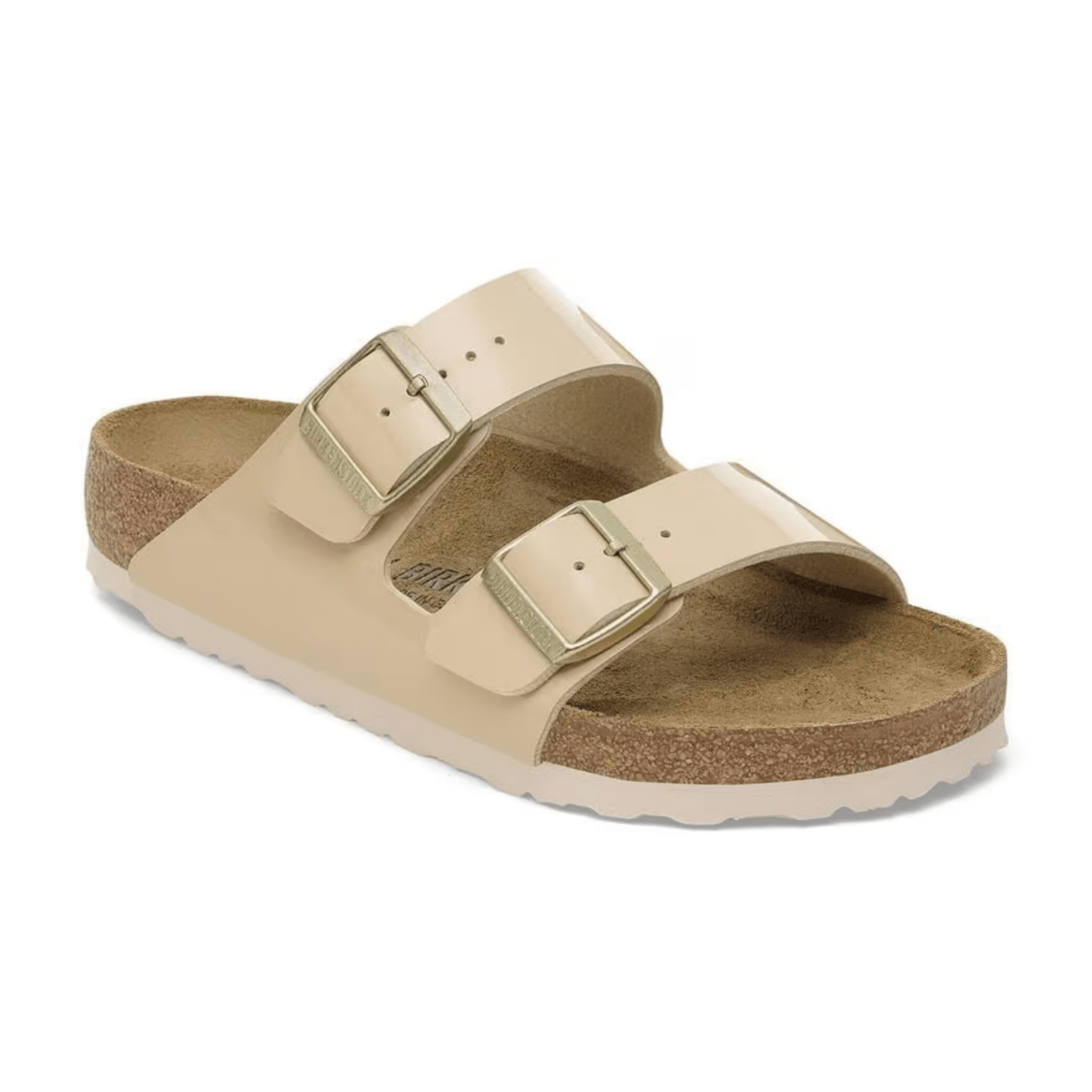Birkenstock Women's Arizona Birko - Flor Patent Sand - 9019786 - Tip Top Shoes of New York