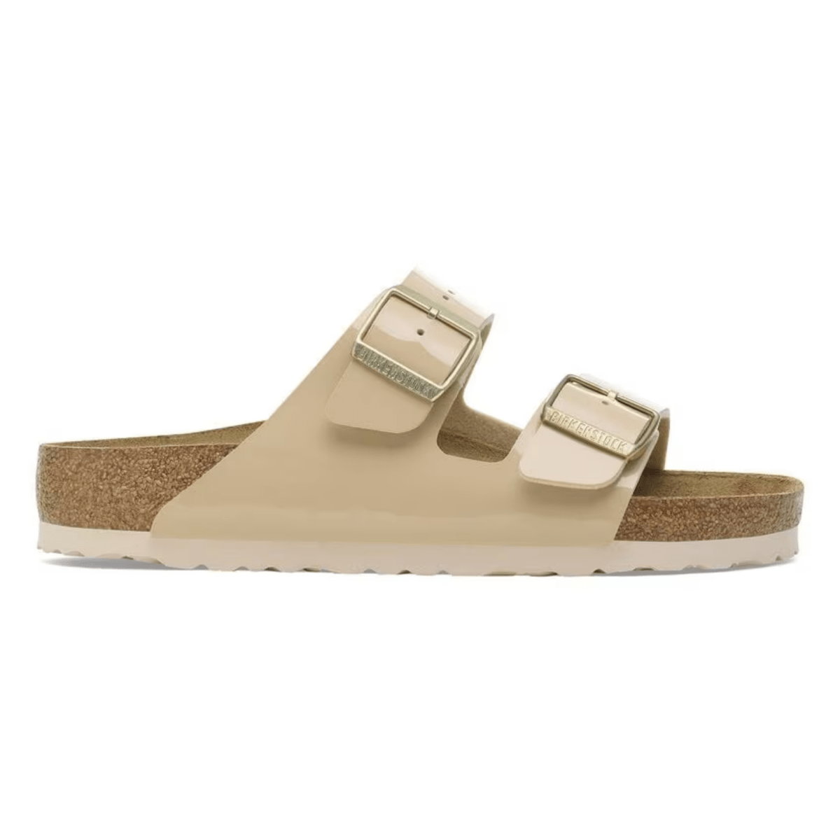 Birkenstock Women's Arizona Birko - Flor Patent Sand - 9019786 - Tip Top Shoes of New York